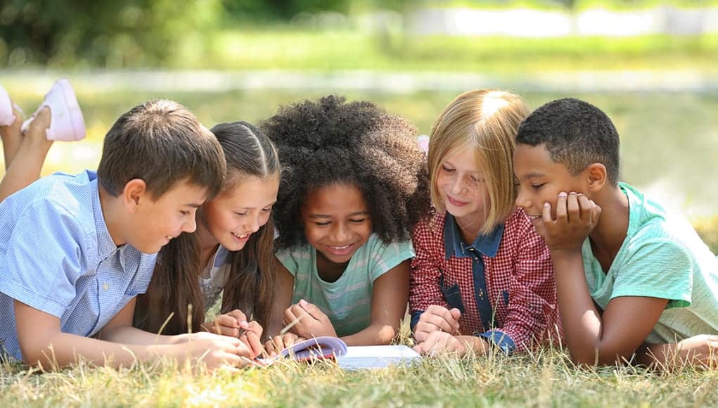 Young Kids Reading Book
